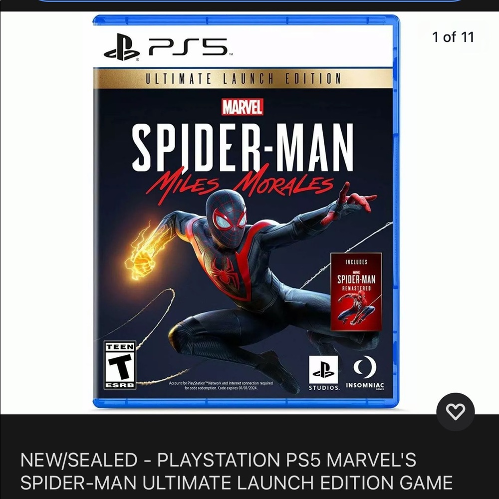 PLAYSTATION PS5 SPIDER-MAN ULTIMATE LAUNCH EDITION